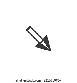 Vector Arrow App Icon Design Free Download for Use.