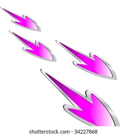 Vector arrow background