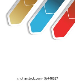 Vector arrow background