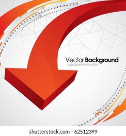 vector arrow business background