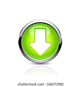 Vector arrow button. Vector