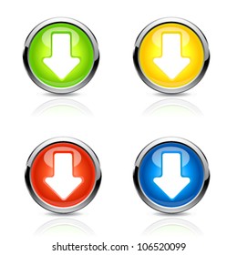 Vector arrow buttons