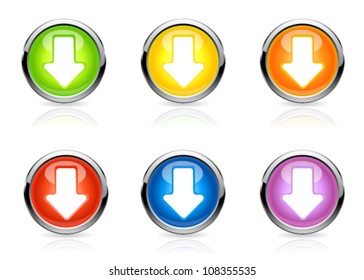 Vector arrow buttons