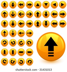 vector arrow buttons