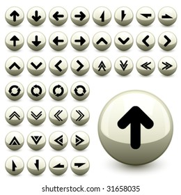 vector arrow buttons