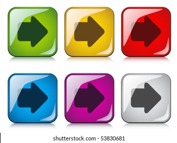 vector arrow buttons
