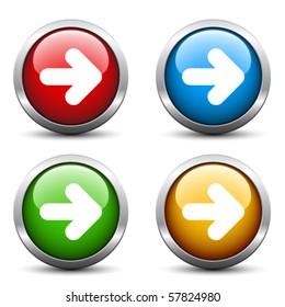 Vector arrow buttons