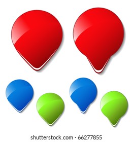 Vector arrow buttons
