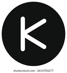 Vector arrow chevron with line left icon. Perfect for app and web interfaces, infographics, presentations, marketing, etc.