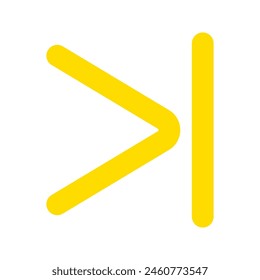Signo de flecha de Vector con ícono de línea derecha. Perfecto para interfaces de App y Web, infografías, presentaciones, marketing, etc.