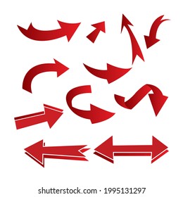 Vector Arrow collection pack illustration 