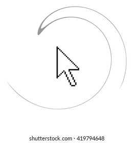 Vector arrow cursor
