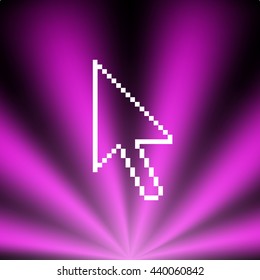 Vector arrow cursor