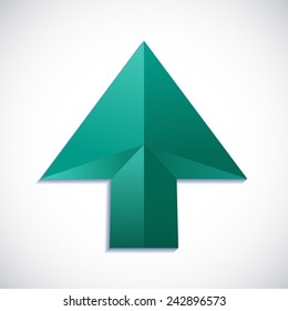 Vector arrow cursor. Vector illustration for your designs