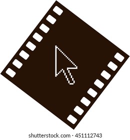 Vector arrow cursor stock icon illustration design