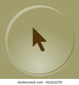 Vector arrow cursor stock icon illustration design