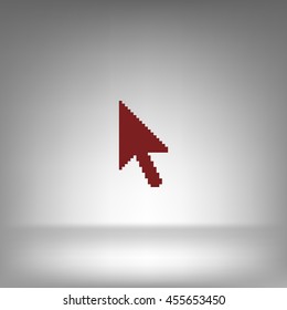 Vector arrow cursor stock icon illustration design