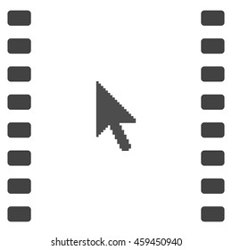 Vector arrow cursor stock icon illustration design