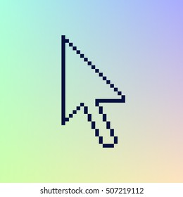 Vector arrow cursor stock icon illustration design