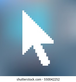 Vector arrow cursor stock icon illustration design