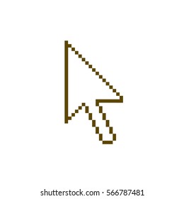 Vector arrow cursor stock icon illustration design