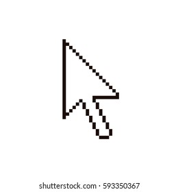 Vector arrow cursor stock icon illustration design