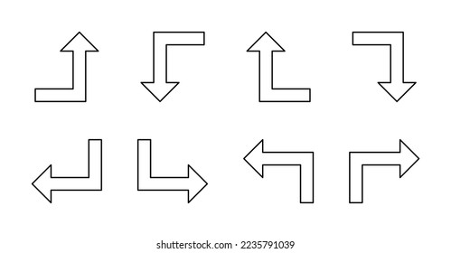 Vector Arrow design. Arrow collection. Arrow icon. Vector Arrow.