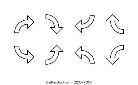 Vector Arrow design. Arrow collection. Arrow icon. Vector Arrow.