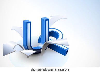 up vector arrow direction. Business concept vector illustration