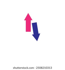 Vector arrow or flat or minimalist arrow logo
