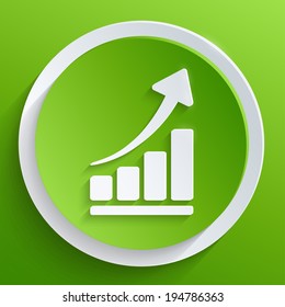 Vector arrow up icon