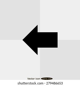 Vector arrow icon.