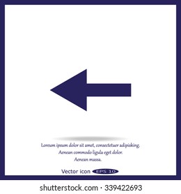 Vector arrow icon