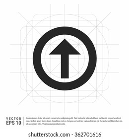 Vector Up arrow icon