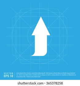 Vector Up arrow icon