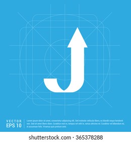 Vector Up arrow icon