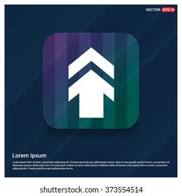 Vector Up arrow icon