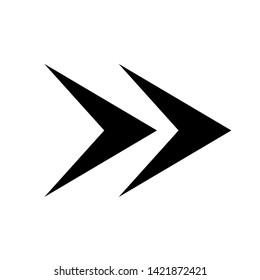 Vector Arrow icon. black symbol with trendy flat style icon for web site design, logo, app, UI isolated on white background