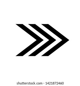 Vector Arrow icon. black symbol with trendy flat style icon for web site design, logo, app, UI isolated on white background