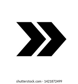 Vector Arrow icon. black symbol with trendy flat style icon for web site design, logo, app, UI isolated on white background