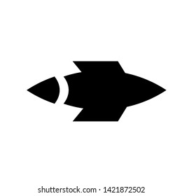Vector Arrow icon. black symbol with trendy flat style icon for web site design, logo, app, UI isolated on white background