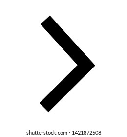 Vector Arrow icon. black symbol with trendy flat style icon for web site design, logo, app, UI isolated on white background