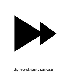 Vector Arrow icon. black symbol with trendy flat style icon for web site design, logo, app, UI isolated on white background