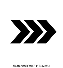 Vector Arrow icon. black symbol with trendy flat style icon for web site design, logo, app, UI isolated on white background
