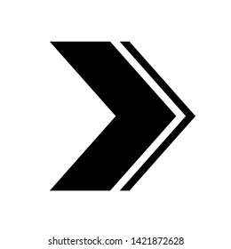 Vector Arrow icon. black symbol with trendy flat style icon for web site design, logo, app, UI isolated on white background