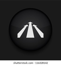 Vector arrow icon. Eps10. Easy to edit