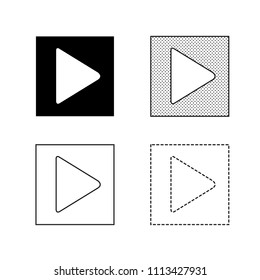 Vector arrow icon illustration