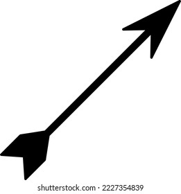 vector arrow icon illustration on white background