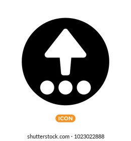 Vector Arrow. Icon of pointer