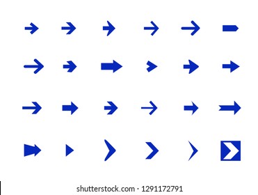 Vector arrow icon set